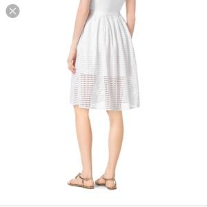 MICHAEL KORS NWOT Eyelet Midi Skirt